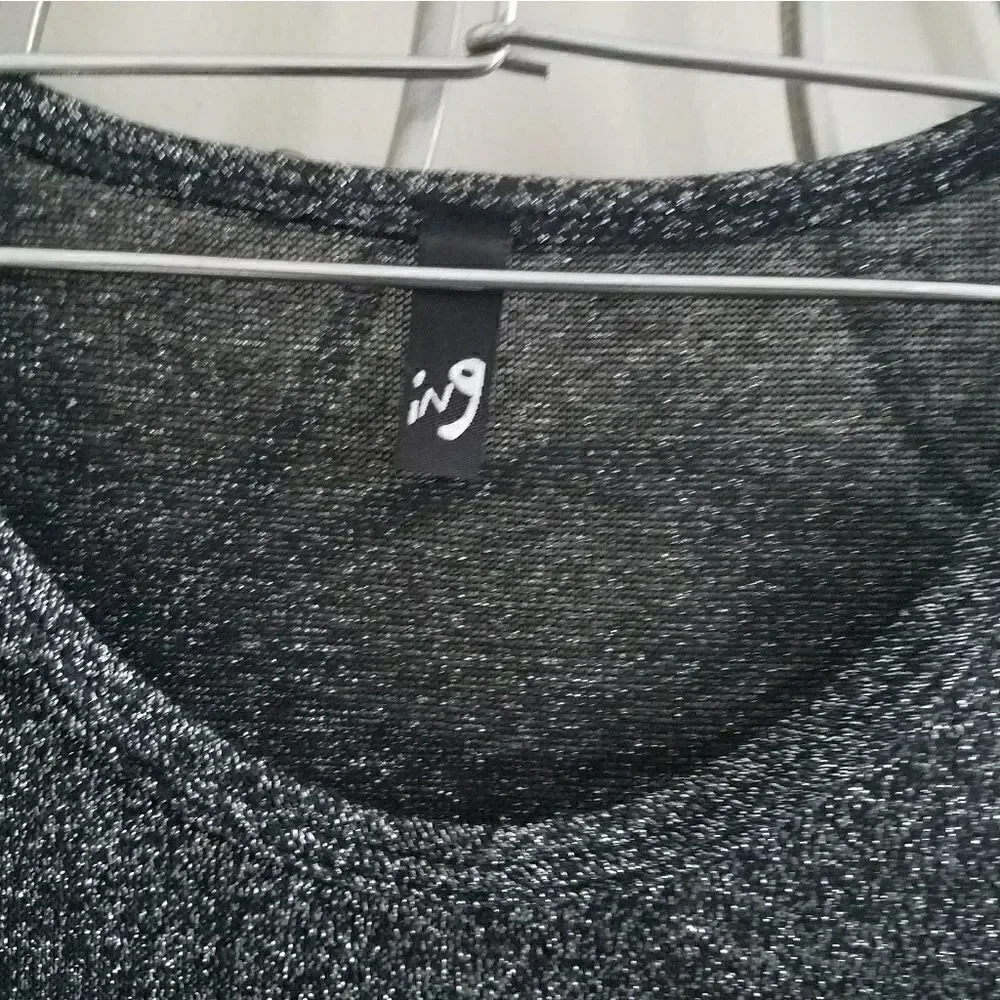 Silver sparkle high/low top!